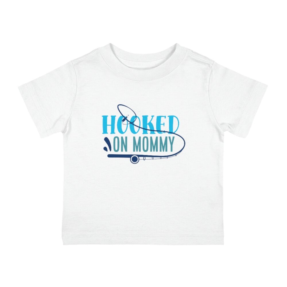 Hooked on Mommy Infant Fishing T Shirt