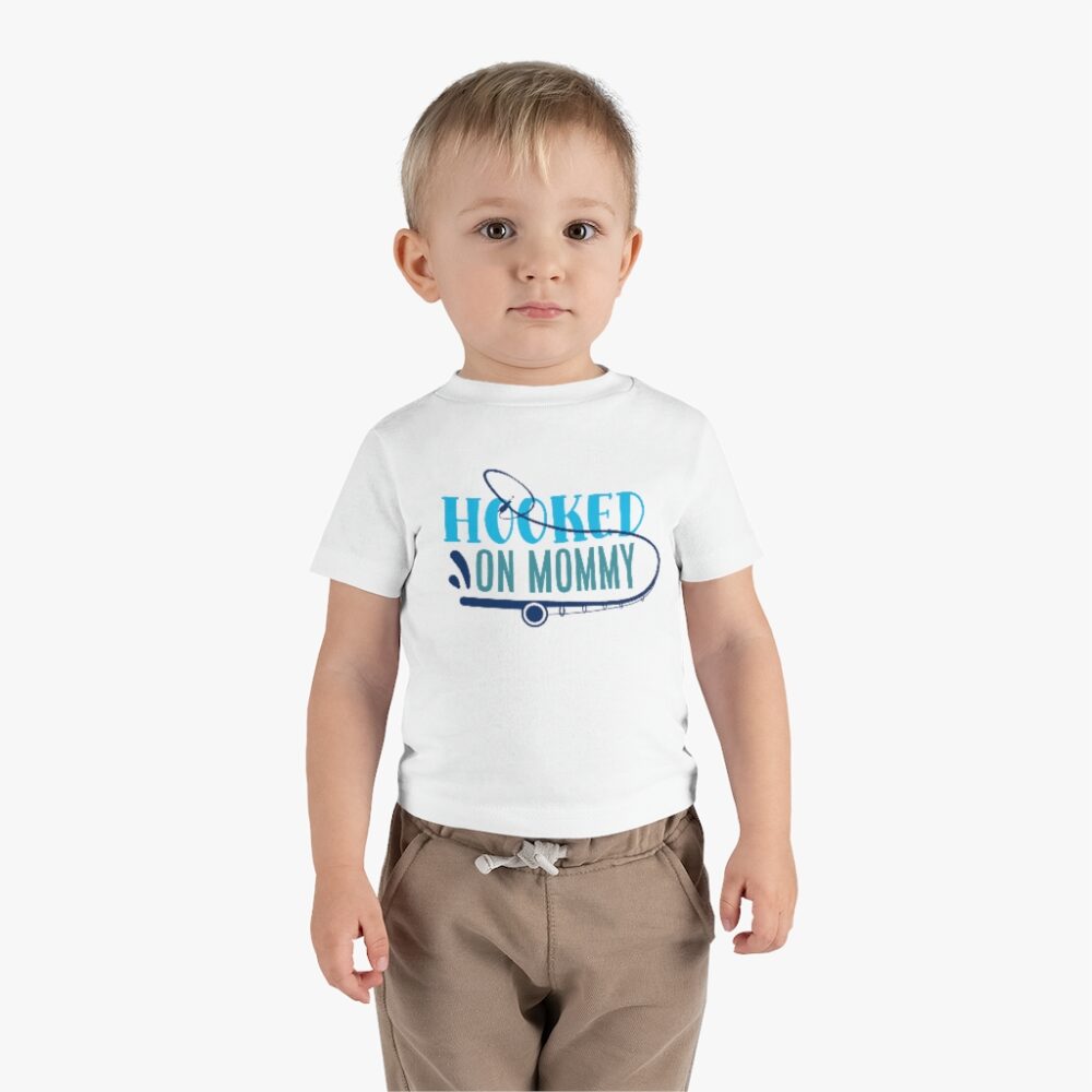 Hooked on Mommy Infant Fishing T Shirt