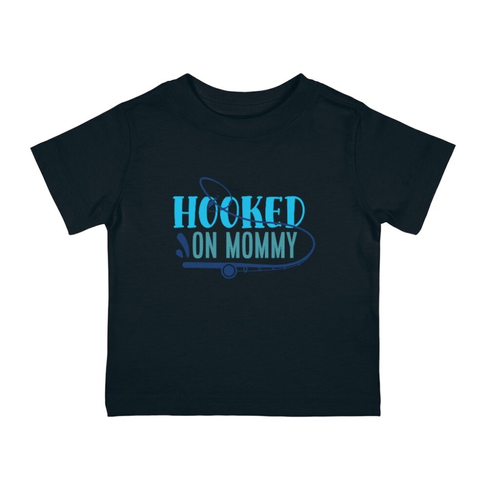 Hooked on Mommy Infant Fishing T Shirt