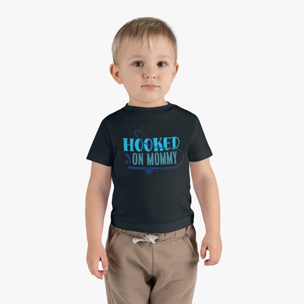 Hooked on Mommy Infant Fishing T Shirt